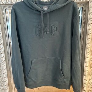 GAP Men's Hoodie Sweatshirt in Sage/Gray color
